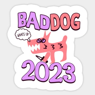 Bad Dog Sticker